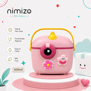 Dinosaur Milk Container Pink
