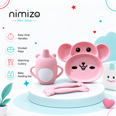 Baby Silicon Set Elephant Shape 4 pieces