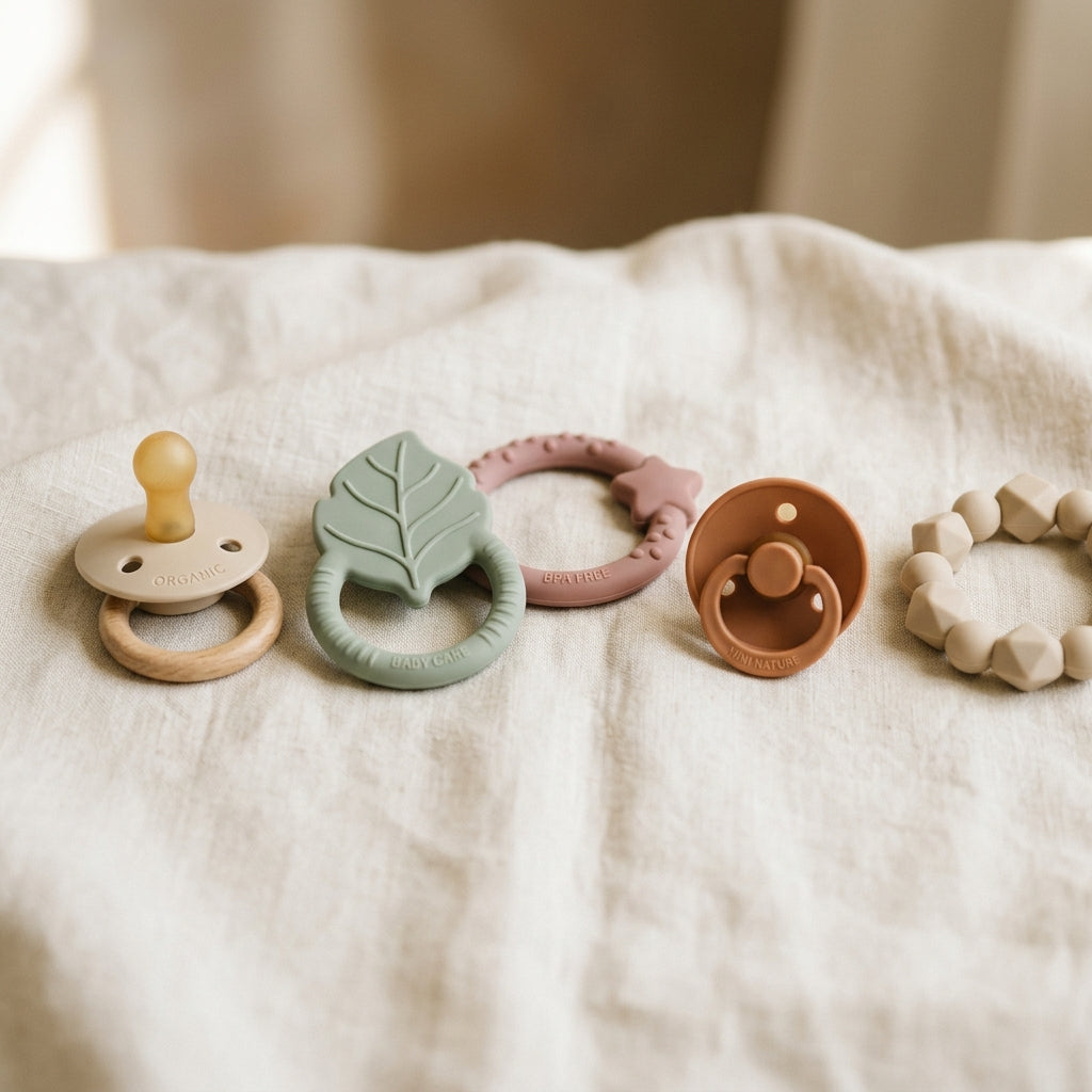 Natural Rubber Pacifier Set